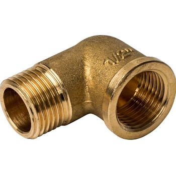 Угольник Ду 15 (1/2") внутренняя/наружная резьба STOUT